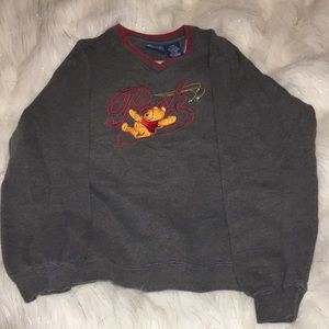 Disney Pooh Sweat Shirt Grey Z001